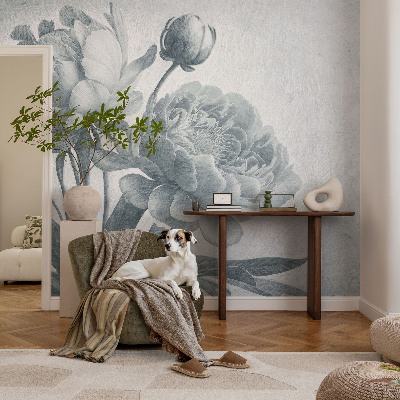 Wall mural for living room Floral chic