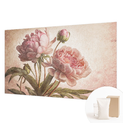 Wall mural for bedroom Delicate peonies