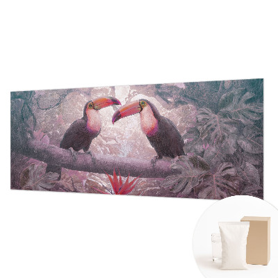 Wallpaper mural for living room featuring an exotic couple