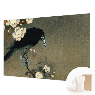 Large wallpaper mural featuring an exotic nature scene
