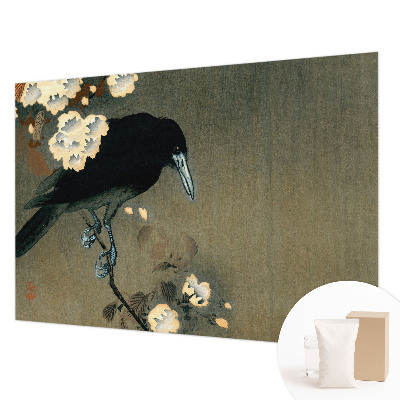 Large wallpaper mural featuring an exotic nature scene