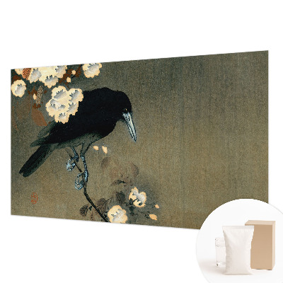 Large wallpaper mural featuring an exotic nature scene