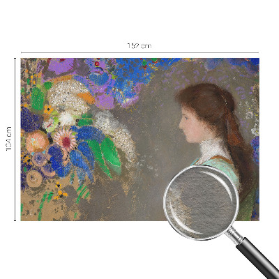 Custom size wall mural with a romantic scene