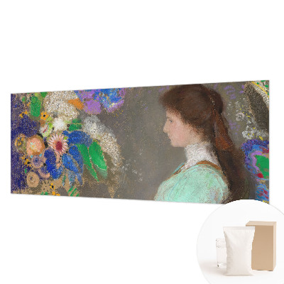 Custom size wall mural with a romantic scene