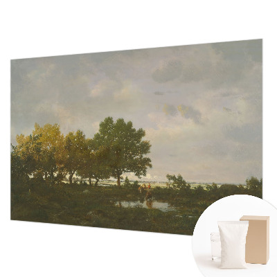 High quality photo wallpaper featuring a forest landscape