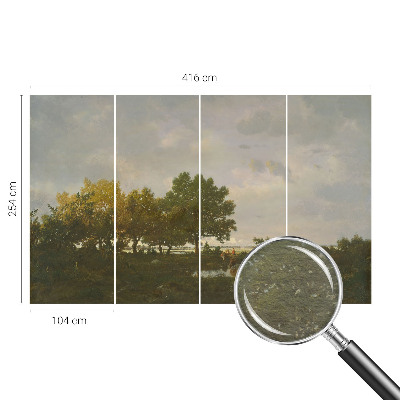 High quality photo wallpaper featuring a forest landscape