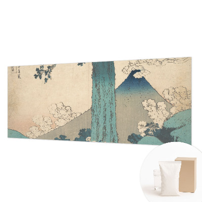 High quality wall mural wallpaper with a mountain panorama