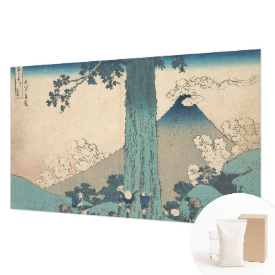 High quality wall mural wallpaper with a mountain panorama