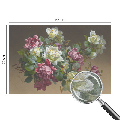 Premium wall mural for bedroom Floral elegance