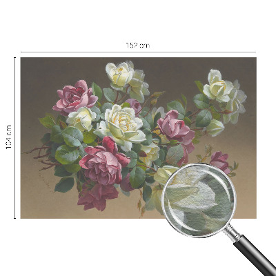 Premium wall mural for bedroom with a floral elegance design