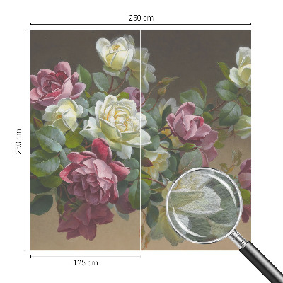 Premium wall mural for bedroom with a floral elegance design