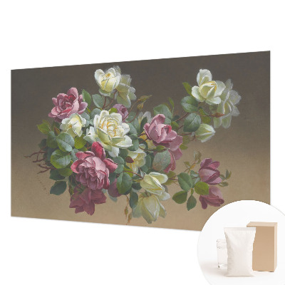 Premium wall mural for bedroom with a floral elegance design