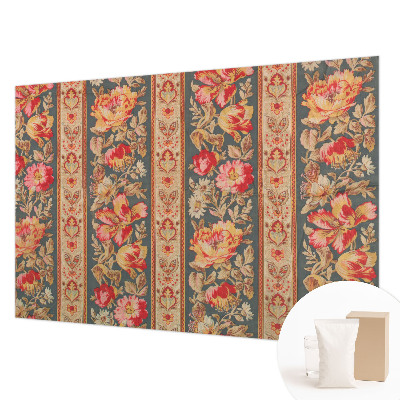 Premium photo wallpaper with colorful floral design