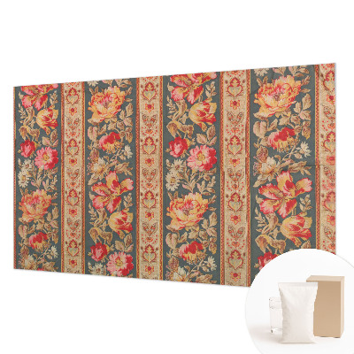Premium photo wallpaper with colorful floral design