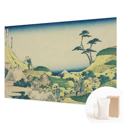 Non-woven photo wallpaper featuring a rural landscape scene