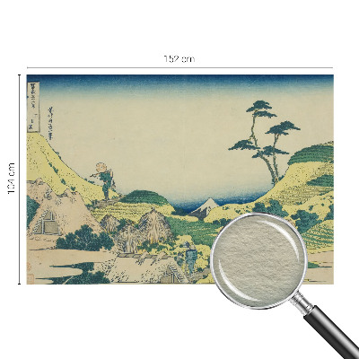 Non-woven photo wallpaper featuring a rural landscape scene