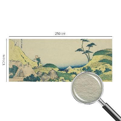 Non-woven photo wallpaper featuring a rural landscape scene