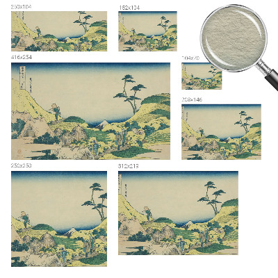Non-woven photo wallpaper featuring a rural landscape scene