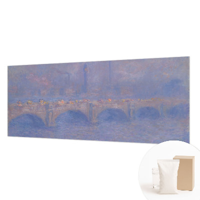 Photo wallpaper with a blue bridge motif