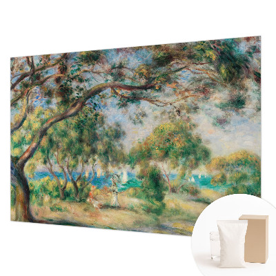 Photo wall mural with a seaside landscape design