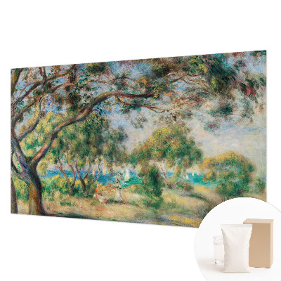 Photo wall mural with a seaside landscape design