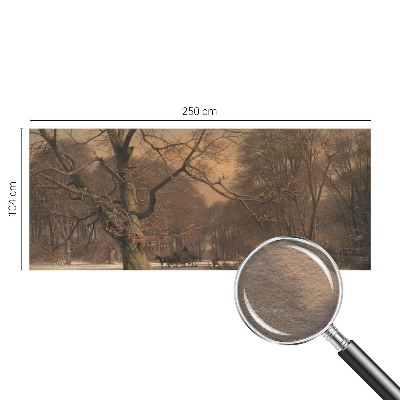 Wallpaper mural for living room Winter landscape