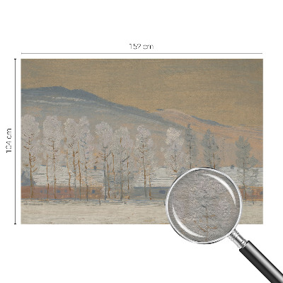 Custom size wall mural Winter scenery