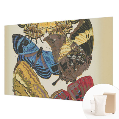 Modern wall mural inspired by butterflies