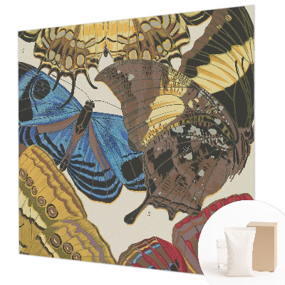 Modern wall mural inspired by butterflies