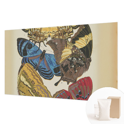 Modern wall mural inspired by butterflies