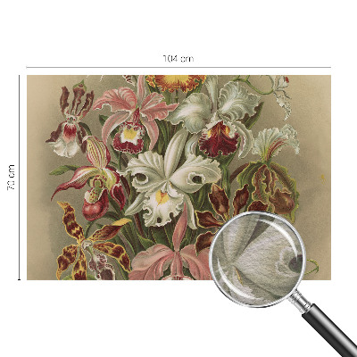 Modern wall mural for bedroom with a floral elegance design