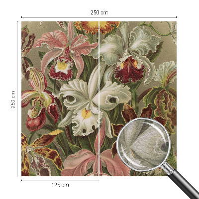 Modern wall mural for bedroom Floral elegance