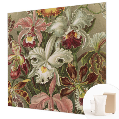 Modern wall mural for bedroom Floral elegance