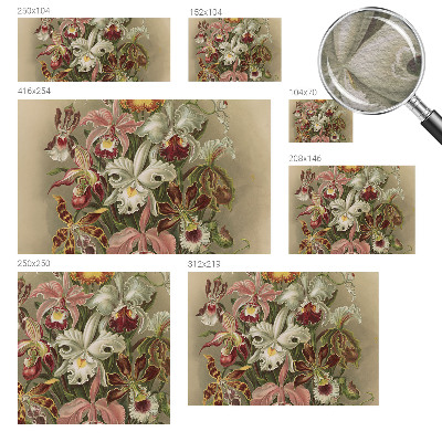 Modern wall mural for bedroom Floral elegance