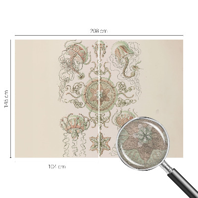 High quality photo wallpaper with an underwater world motif