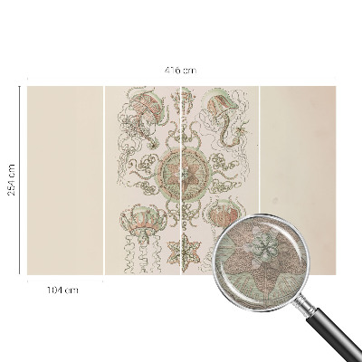High quality photo wallpaper with an underwater world motif