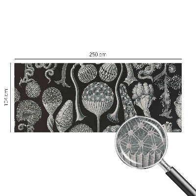 Premium photo wallpaper with a magical plants pattern
