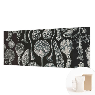 Premium photo wallpaper with a magical plants pattern
