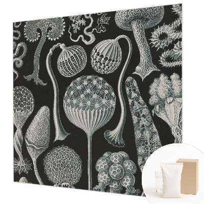 Premium photo wallpaper with a magical plants pattern