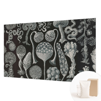 Premium photo wallpaper with a magical plants pattern
