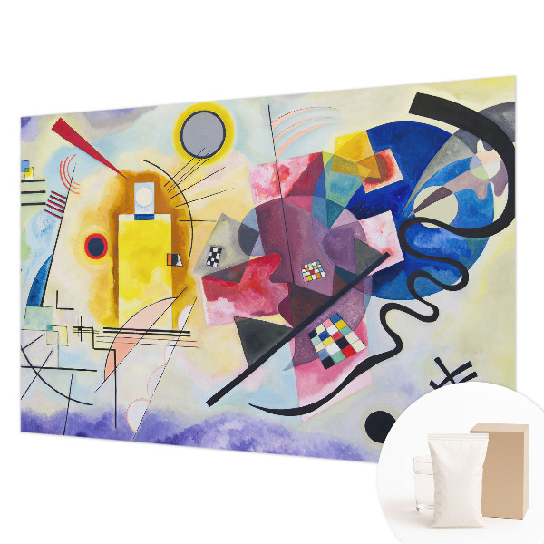 Photo wallpaper with a colorful abstract design