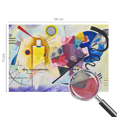 Photo wallpaper with a colorful abstract design