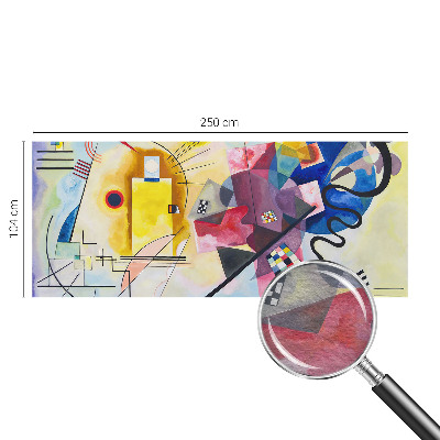 Photo wallpaper with a colorful abstract design
