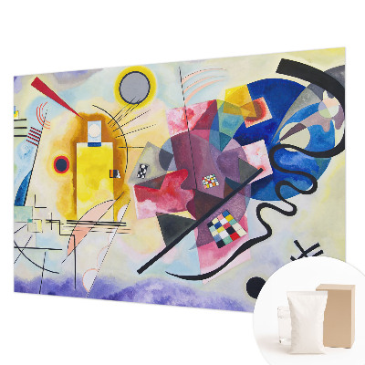 Photo wallpaper with a colorful abstract design