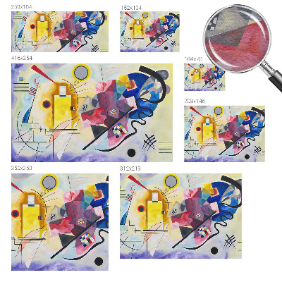 Photo wallpaper with a colorful abstract design
