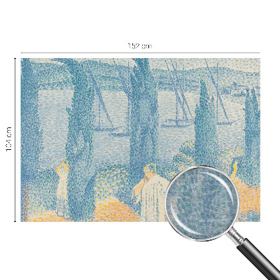 Non-woven wall mural featuring the 