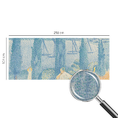 Non-woven wall mural featuring the 
