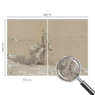 Wall mural for living room Nostalgic scene