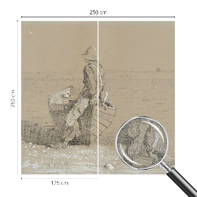 Wall mural for living room Nostalgic scene