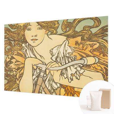 Large wall mural with a spring elegance design